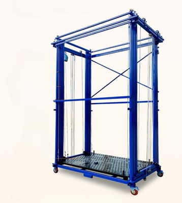 Safety 500kg Load Scaffold Material Lift For Household Using