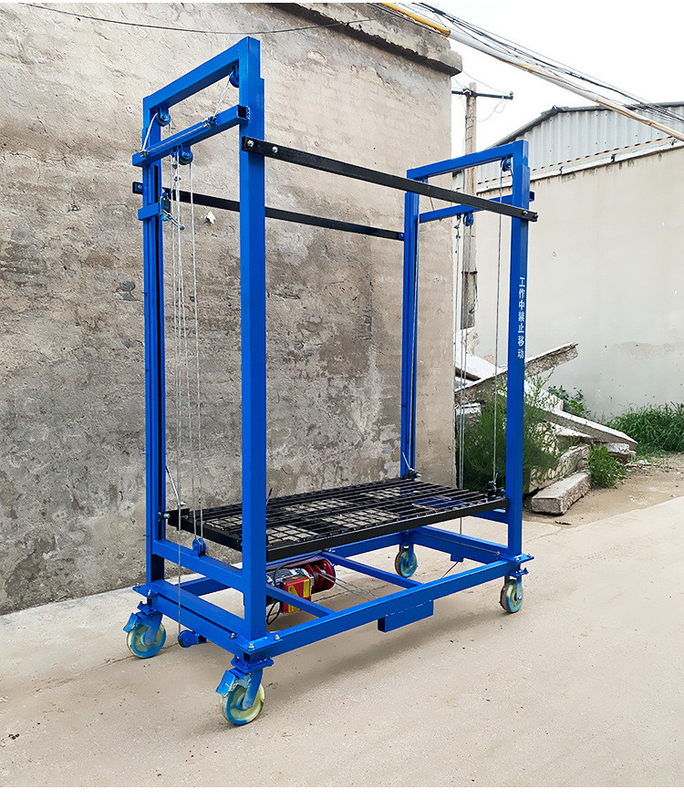 Foldable Mobile CE Scaffold Lift Cargo Ladder 1.5-3m