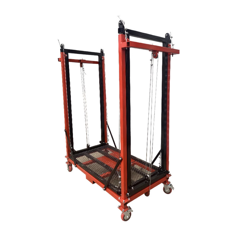 Construction 4 Legs Scaffold Material Lift 500kg Loading Capacity